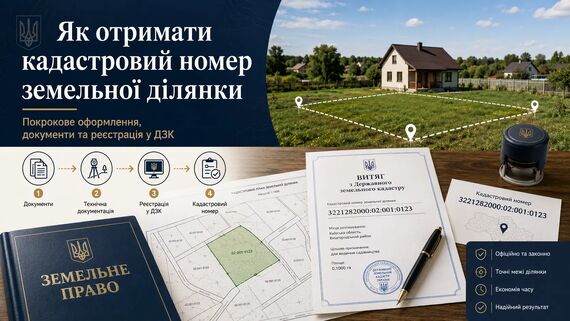 Як отримати кадастровий номер земельної ділянки